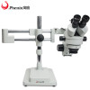 Phenix 3.5X-90X Zoom Stereo Trinocular Microscope +LED Ring Light for Surgical practice , PCB/Mobile Phone Repairing Microscope