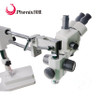 Phenix Microscop 7X-45X Stereo Zoom Trinocular Microscope +LED Ring Light for Mobile Phone Repair PCB Industrial Free Shipping