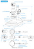 5MP HD Wireless USB Digital microscope USB Video camera Electronic Eyepiece electron microscope for monocular stereo microscope