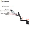 7X-45X Simul-Focuse Articulating Arm Stereo Zoom Microscope 28MP HDMI Camera LED Light trinocular microscope biological phone