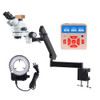 Articulating Arm Zoom Stereo Microscope 28MP HDMI Digital Camera LED Light 7-45X digital biological microscope for soldering