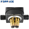 KOPPACE 3.5X-90X,Black Trinocular stereo Microscope,1X  CTV interface,Mobile phone repair Microscope,0.5X and 2.0X Barlow Lens