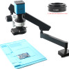 Articulating Rotable Arm Clamp Microscope Stand Auto Focus SONY IMX290 HDMI Digital Video Microscopio Camera+200X Zoom Lens