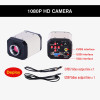 21MP 1080P HD USB VGA CVBS camera +1/3 adapter +8-inch LCD +56 LED Ring Light trinocular Stereo digital Microscope zoom 3.5 90x