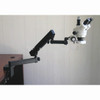 CE ,ISO 3.5x-45x Articulating arm zoom stereo microscope -trinocular / Flex arm microscope