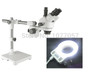 Best Sale,CE3.5X-90X Super power single boom stand zoom stereo Microscope+led ring light,Well sold In EU,USA,Latin American