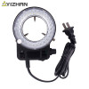 7X-45X Simul-Focal Double Boom Stand Trinocular Stereo Zoom Microscope Ring Light Microscopio biological microscope digital