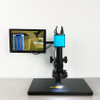 Autofocus Microscope SONY IMX290 HDMI Video Auto Focus Industry Camera + 180X C-Mount Lens+Stand+56 LED Ring Light+10" LCD