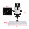 zoom 3.5 90x 8-inch LCD Large workbench HD trinocular Stereo Microscope digital camera +56 LED Ring Light +1/3 adapter soldering