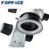 KOPPACE Trinocular Stereo Zoom Microscope WF10X/20 Eyepieces 3.5X-90X Magnification USB 2.0 5MP Digital Camera LED Ring Light