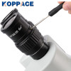 KOPPACE Trinocular Stereo Zoom Microscope WF10X/20 Eyepieces 3.5X-90X Magnification USB 2.0 5MP Digital Camera LED Ring Light