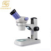 Binocular Stereo Zoom Microscope, WF10x Eyepieces, 10x-45x Magnification, 1x-4.5x Zoom Objective, Upper and Lower LED Illuminate
