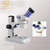 Binocular Stereo Zoom Microscope, WF10x Eyepieces, 10x-45x Magnification, 1x-4.5x Zoom Objective, Upper and Lower LED Illuminate