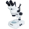 MUOU 7X-45X USB Video Trinocular Stereo Microscope With LED up and down light Continuous zoom +Industrial camera+8-inch display