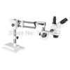 Brand New 3.5X -45X  Low Power Dual  boom stand Zoom Stereo Microscope