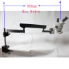 7X-90X Trinocular Industrial Microscope Long Arm Clamp Large Stereo Table Stand With 20MP HDMI USB Camera Mobile Phone Repair