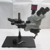 3.5X~90X Trinocular Guide Stereo Zoom Microscope With HDMI Video Camera 25cm Working Distance PCB Inspection Phone Repair