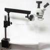 Trinocular Industrial Microscope  7X-90X Long Arm Clamp Large Stereo Table Stand With 16MP HDMI USB Camera Mobile Phone Repair