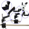 Luckyzoom Brand 3.5X-90X ARTICULATING ARM ZOOM STEREO MICROSCOPE SZM0.5X SZM2.0X Microscopio Auxiliary Lens Free Shipping