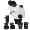3.5X - 90X Trinocular Industrial Zoom Stereo Microscope + 1080P 60FPS Digital C-mount Microscope Camera 9 inch LCD Monitor