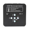 3.5X-90X Zoom Simul Focal Trinocular Microscope Adjustable Direction Articulating Arm Pillar Clamp + 34MP HDMI USB Video Camera