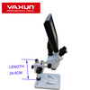 YAXUN AK28 With 0.5x Barlow lens Stereo microscope ,17cm Long working distance Real trinocular microscope with 10.1 inch screen