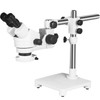 Factory Direct Sale ,CE  7x-45x Binocular  Single Boom stand  zoom Stereo Microscope