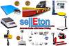 Selleton 12' X 2' Truck Axle Scale/Capacity Of 60,000 Lbs. Scoreboard + Printer-1570059619