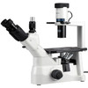 Amscope In400Tb Long Working-Distance Inverted Trinocular Microscope, 40X-1200X, Wh10X And Wh20X Super-Widefield Eyepieces, Brightfield And Phase-Contrast Objectives, 30W Halogen Illumination, 0.3 Na Abbe Condenser, Plain Stage, 90 To 240V