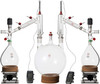 Across International Clear10 Ai 10 L Short Path Distillation Kit With 2Lx2 Receiving Flasks, Glass