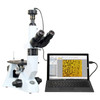 Omax Inverted Infinity Metallurgical Microscope 40X-400X With 10Mp Usb Camera