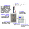 Ultrasonic Homogenizer 1800W Handling Capacity 100ml-3000ml Lab Sonicator Disruptor Extractor Chemistry Lab Equipment Two Year Warranty