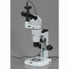 Amscope Pm240T-3M Digital Trinocular Common Main Objective Stereo Zoom Microscope, Wh10X Eyepieces, 8X-80X Magnification, 0.8X-8X Zoom Objective, Pillar Stand, 100V-240V, Includes 3Mp Camera With Reduction Lens And Software