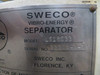 Sweco Model LS18S33 Stainless Vibratory Screen Round Separator Vibrating 18"