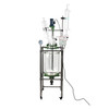 50L Jacketed Glass Chemical Reactor,Glass Reaction Vessel---