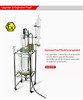 50L Jacketed Glass Chemical Reactor,Glass Reaction Vessel---
