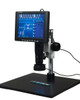 OMAX Video Inspection Microscope LED Monitor 11X-102X with 96-LED Light