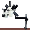 OMAX 2X-270X USB3 10MP Simal-focal Zoom Stereo Microscope on Articulating Arm with 150W Dual Fiber Light