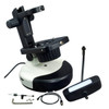 OMAX 7X-45X Trinocular Professional Gemology Stereo Zoom Microscope with Rotatable Base and 5MP Camera and Darkfield Stage