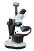 Radical Gem Testing Gemology Darkfield 7-45x Zoom Stereo LED Microscope with Darkfield 1.3Mpix Camera