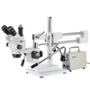 AmScope 3.5X-180X Simul-Focal Stereo Zoom Microscope with 30W LED Illuminator and 18MP USB3 Camera