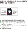 INSIZE ISM-DM40 DIGITAL MEASURING MICROSCOPE?Magnification 15X~205X (on 19" monitor)