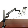 OMAX 3.5X-90X 5MP Touchpad Screen Trinocular Stereo Microscope on Articulating Arm with 64 LED Light