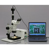 AmScope ZM-1TZ3-FOR Professional Trinocular Stereo Zoom Microscope, EW10x Eyepieces, 2x-90x Magnification, 0.67X-4.5X Zoom Objective, Fiber-Optic Ring Light, Large Pillar-Style Table Stand, 110V-120V, Includes 0.3x and 2.0x Barlow Lenses