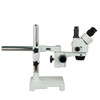 OMAX 2.1X-225X 10MP Zoom Stereo Boom Stand Trinocular Microscope with 30W LED Fiberoptic Light