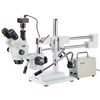 AmScope 3.5X-180X Simul-Focal Stereo Zoom Microscope with 30W LED Illuminator and 14MP Camera