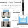 CGOLDENWALL 2 in 1 Ultrasonic Homogenizer Processor Lab Disruptor Mixer CE 100-240V 24KHz Integrated (100W, 50uL～10mL)