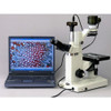 Inverted Tissue Culture Microscope 40X-640X + 8MP Camera