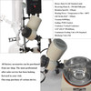 0.53gal/2L Rotary Evaporator Lab Rotovap with Manual Lift Digital Controller 0-120rpm 0-180℃ 110V (2L)