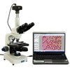 OMAX 40X-2500X PLAN Phase Contrast Trinocular Compound LED Siedentopf Microscope with 14MP Camera